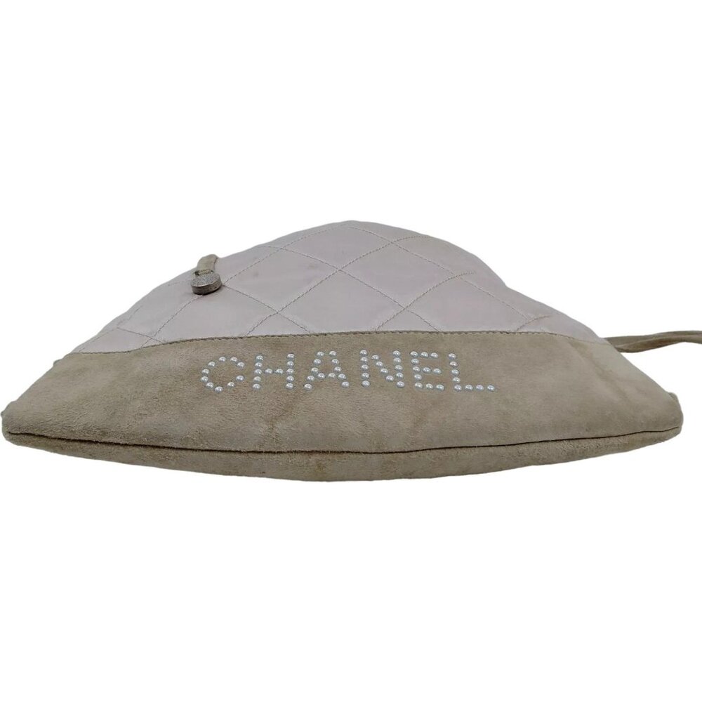 406460AG Chanel Backpack Bag Pink Suede Leather - Picture 4 of 9